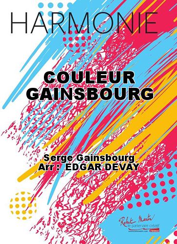 Couverture arrangement Couleur Gainsbourg